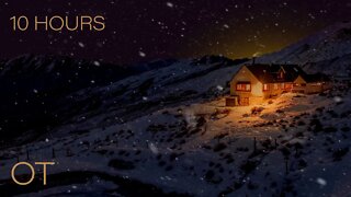 Blizzard in Cardrona | Howling wind and blowing snow for Relaxing| Study| Sleeping| Winter Ambience