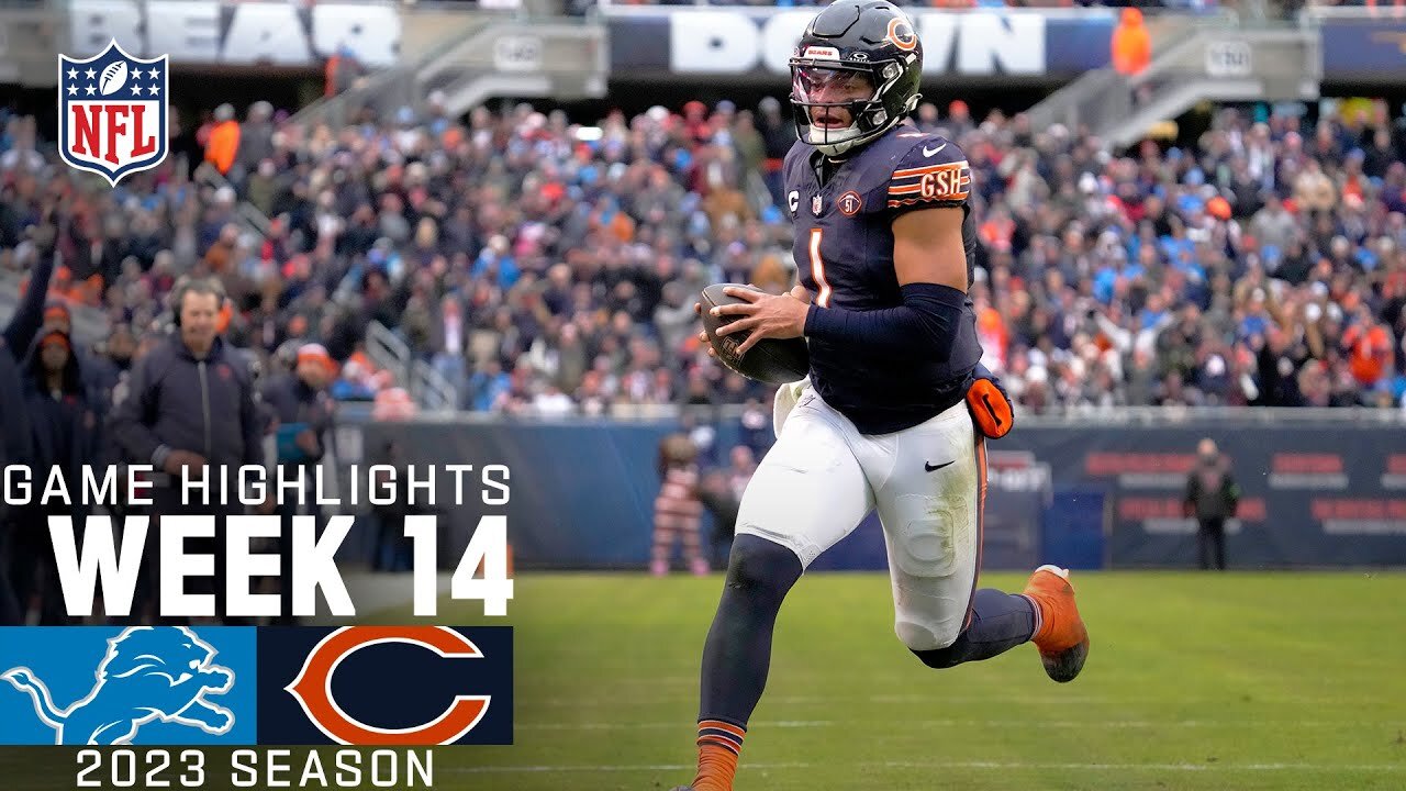 Detroit Lions vs. Chicago Bears Game Highlights | NFL 2023 Week 14