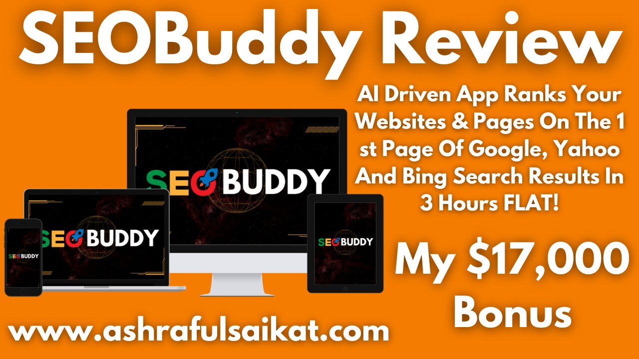 SEOBuddy Review - Rank Any Website On Google First Page (Uddhab Pramanik)