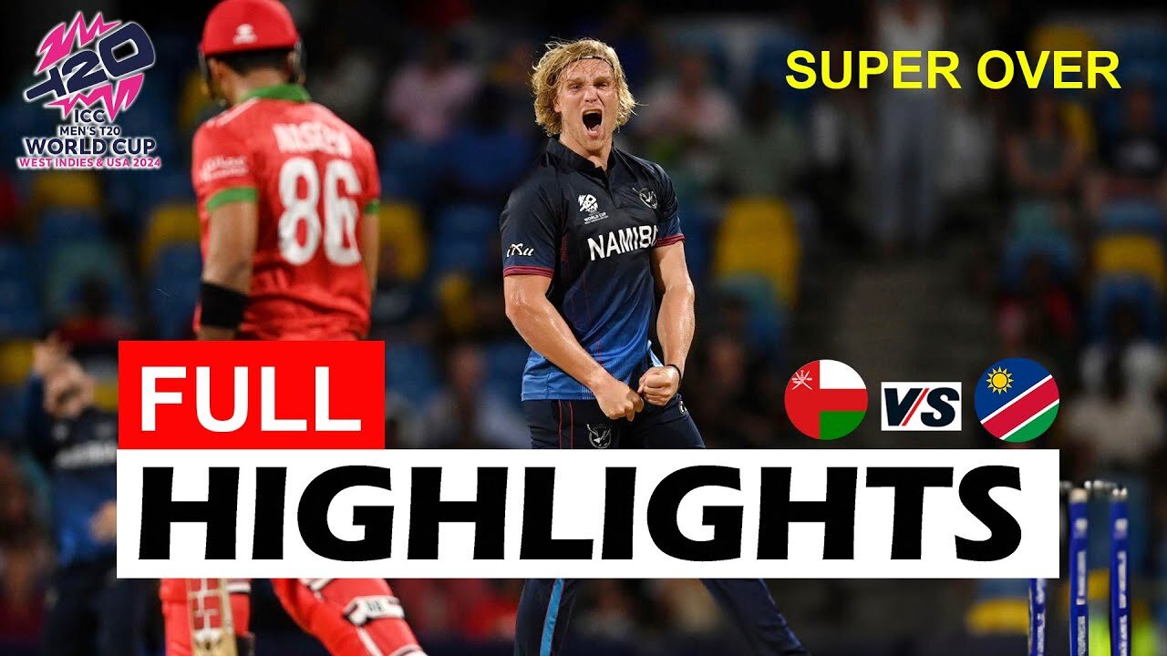 Oman vs Namibia Full Match Highlights | T20 World Cup 2024