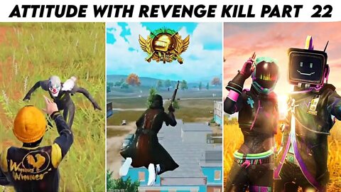 Pubg Mobile Attitude 😈 With Revenge Kill Max Pharaoh x- Suit | Part 22 | Xbot 2.0