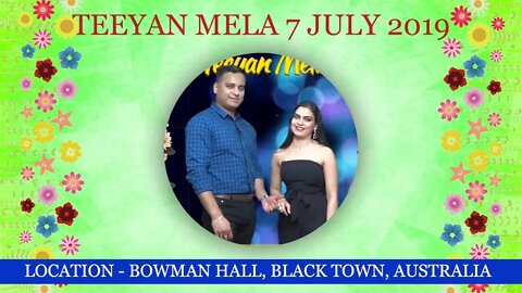 Teeyan Mela - 2019 | Bowman Hall, Black Town, Australia