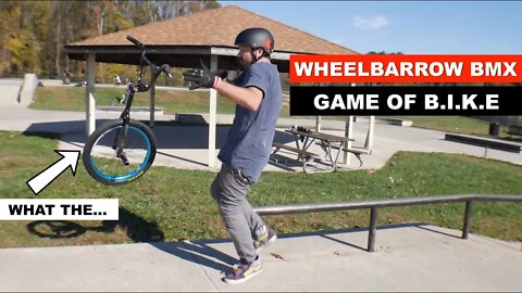 **THE BMX WHEELBARROW ** -GAME OF BIKE!