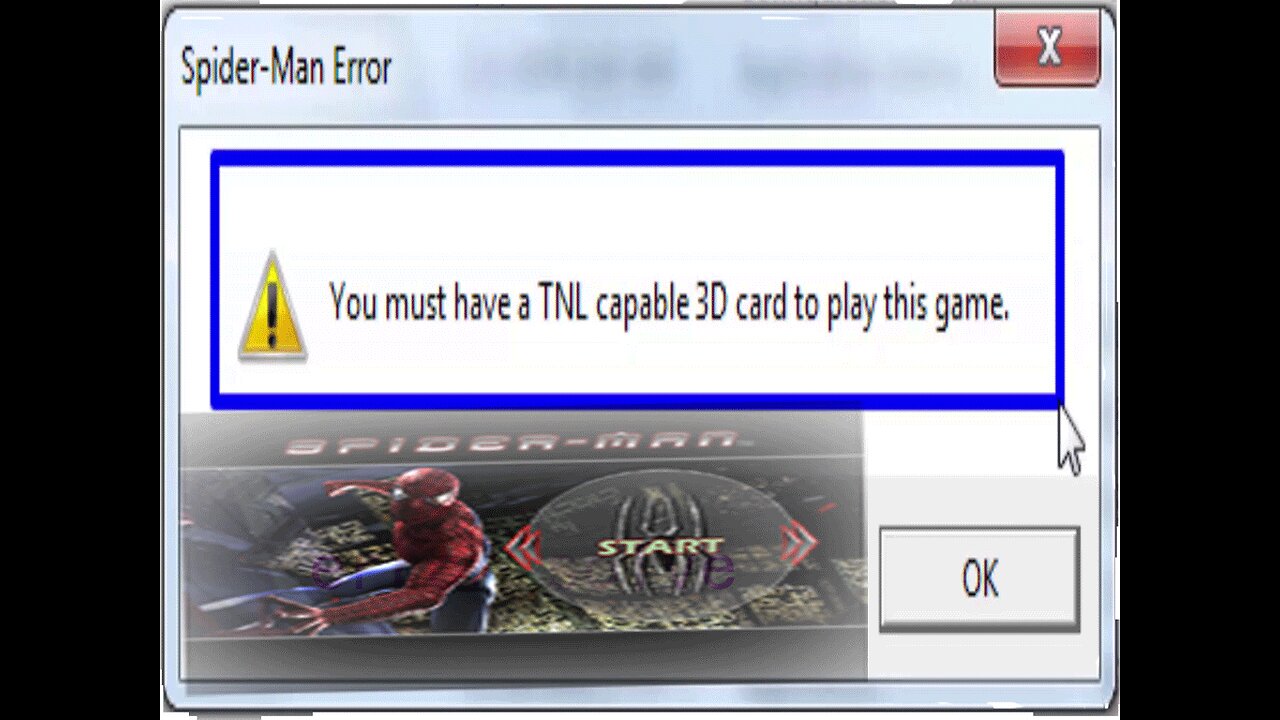 SPIDERMAN THE MOVIE TNL 3D CARD PROBLEM 100 SOLVE