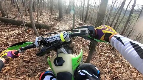 I HIT A TREE and CRASHED! | New Years Singletrack 2020 | Ep 8 / 13