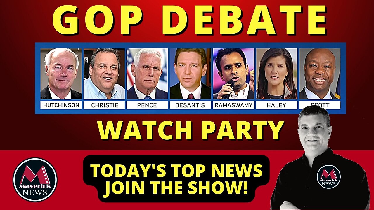 GOP DEBATE Watch Party | Maverick News Top Stories Today