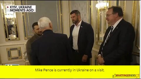 Mike Pence is currently in Ukraine on a visit.