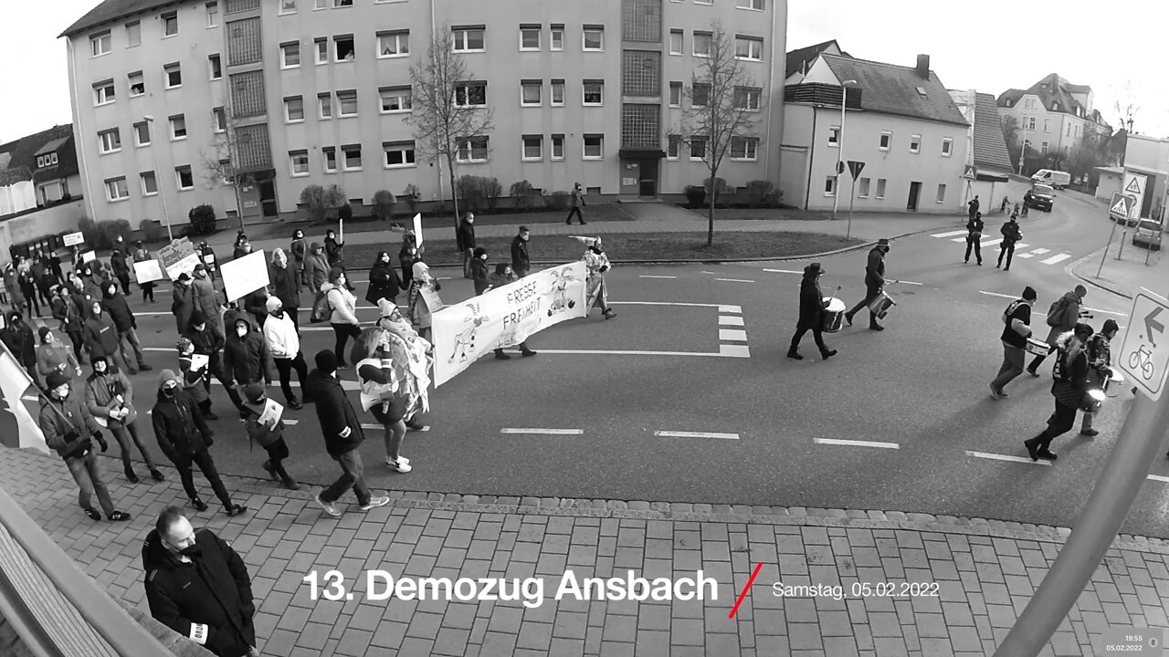 13. Demozug Ansbach Samstag, 05.02.2022