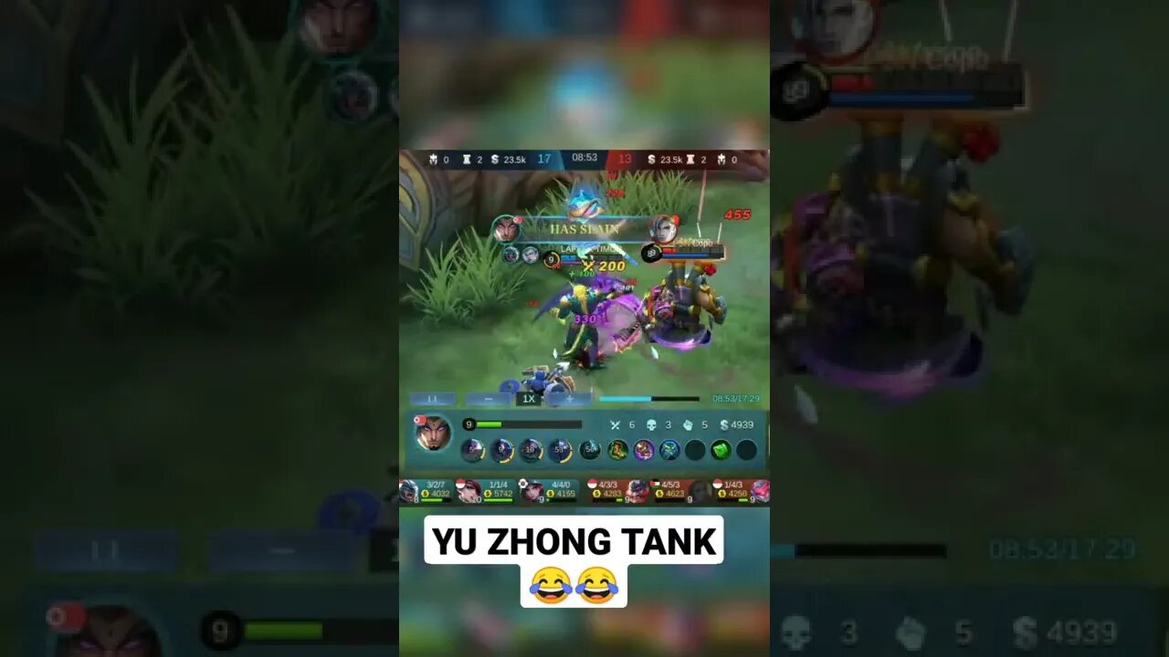YU ZHONG TOO STRONG-ITEM BUILD TANK