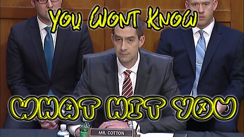 Senator Cotton Questions SCOTUS Nominee Ketanji Brown Jackson