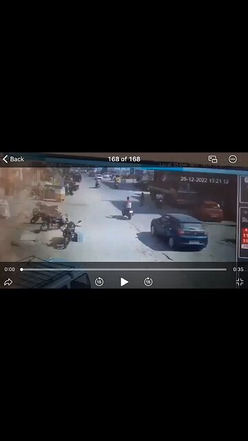 Motorbike driver collapses- covid vaccines injuries