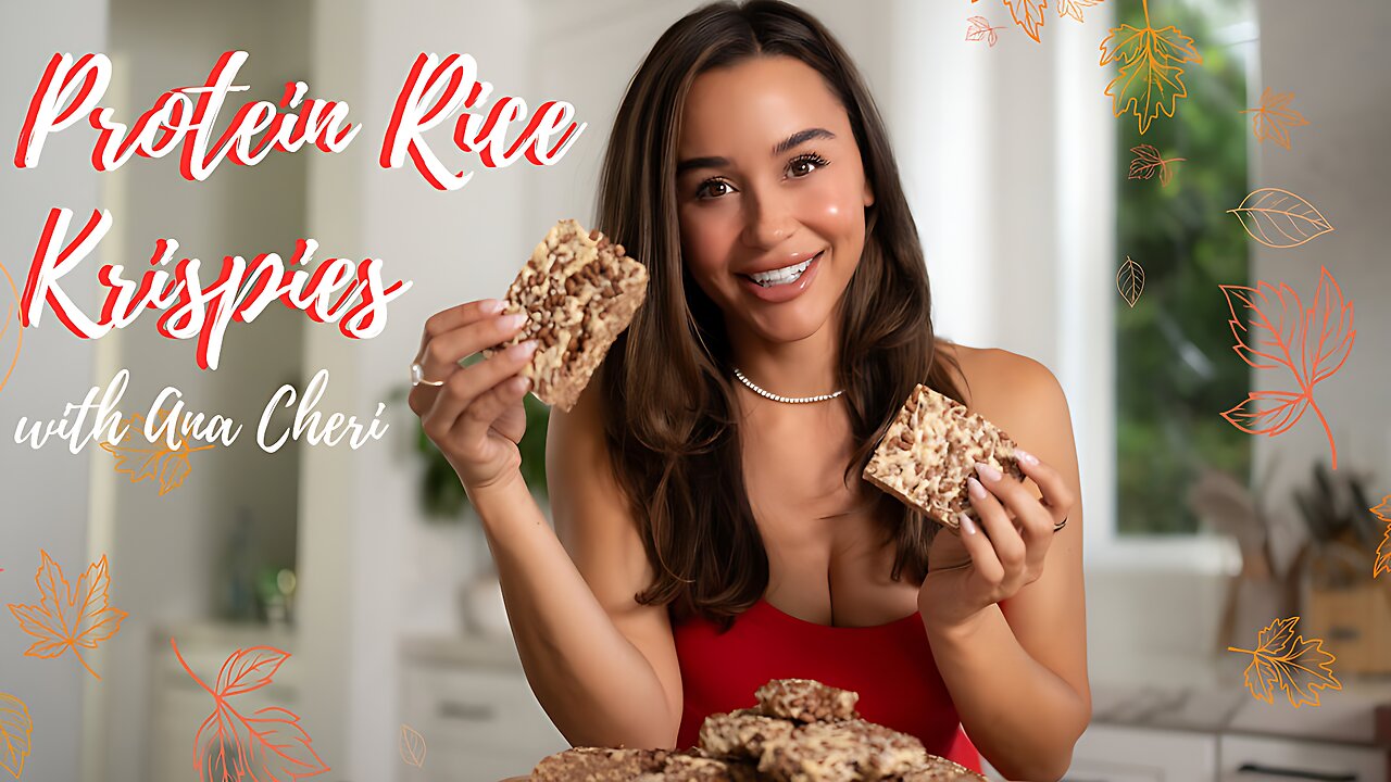 HIGH PROTEIN RICE KRISPIE TREATS!