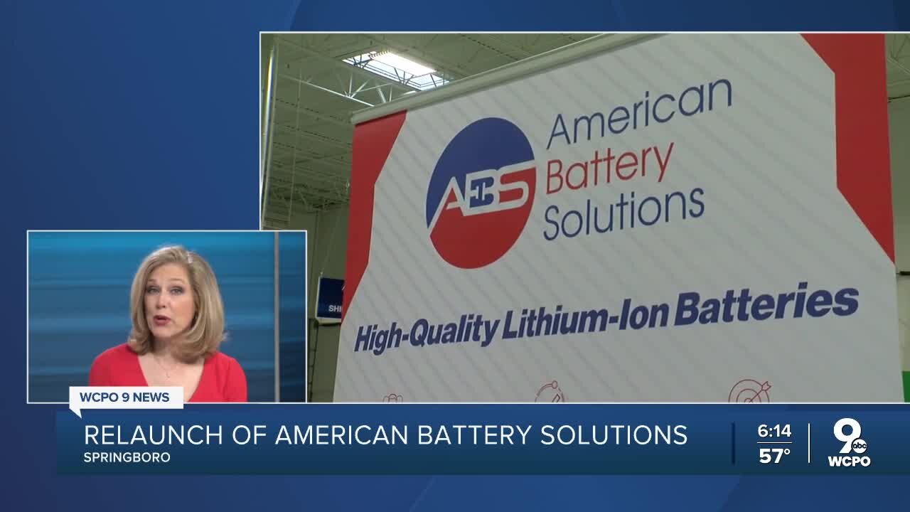 Relaunch of American Battery Solutions facility in Springboro prompts visit from Gov. DeWine