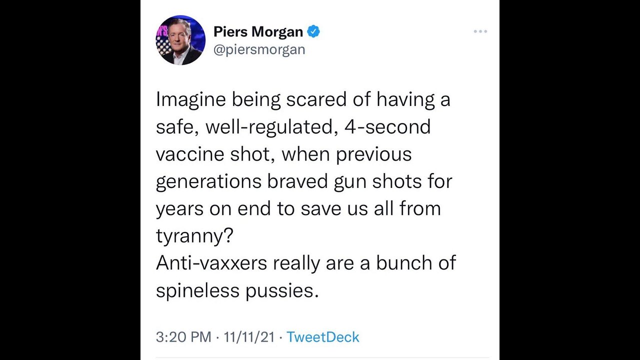 Andrew Tate calls out Piers Morgan | #WeWontForget