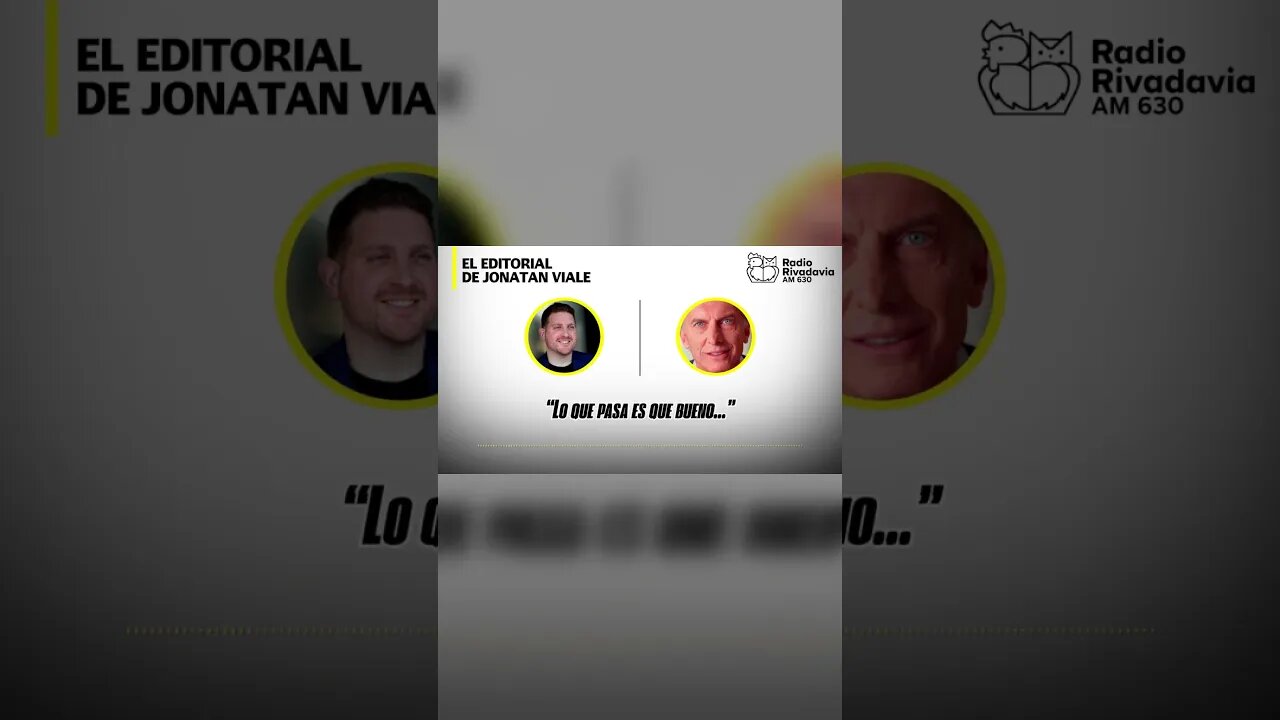 Mauricio Macri defiende a Javier Milei en El Editorial de Jonatan Viale: "Yo soy Anarco-Capitalista"