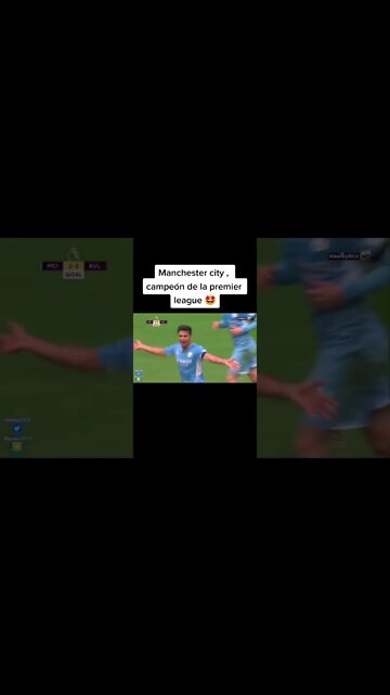 Manchester City ganando contra Aston Villa #futbol #football #city #premierleague #soccer #mancity