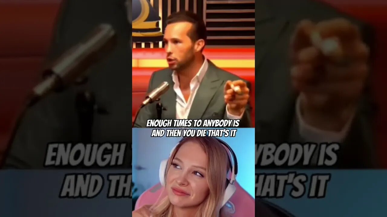 Blonde reacts to Tristan getting rich #shorts