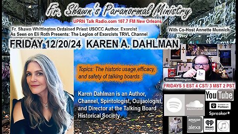 Spiritologist/ Ouijaologist and Channel, "KAREN A. DAHLMAN"!