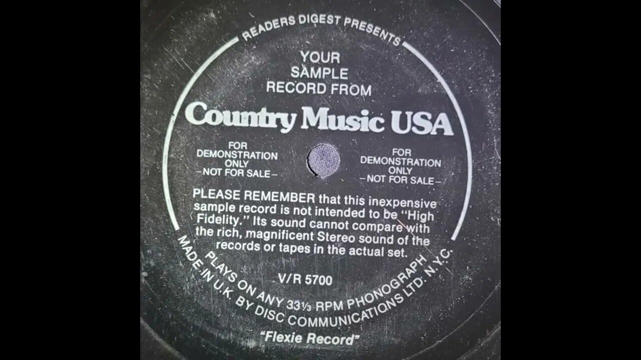 Reader's Digest - Your Sample Record From Country Music USA