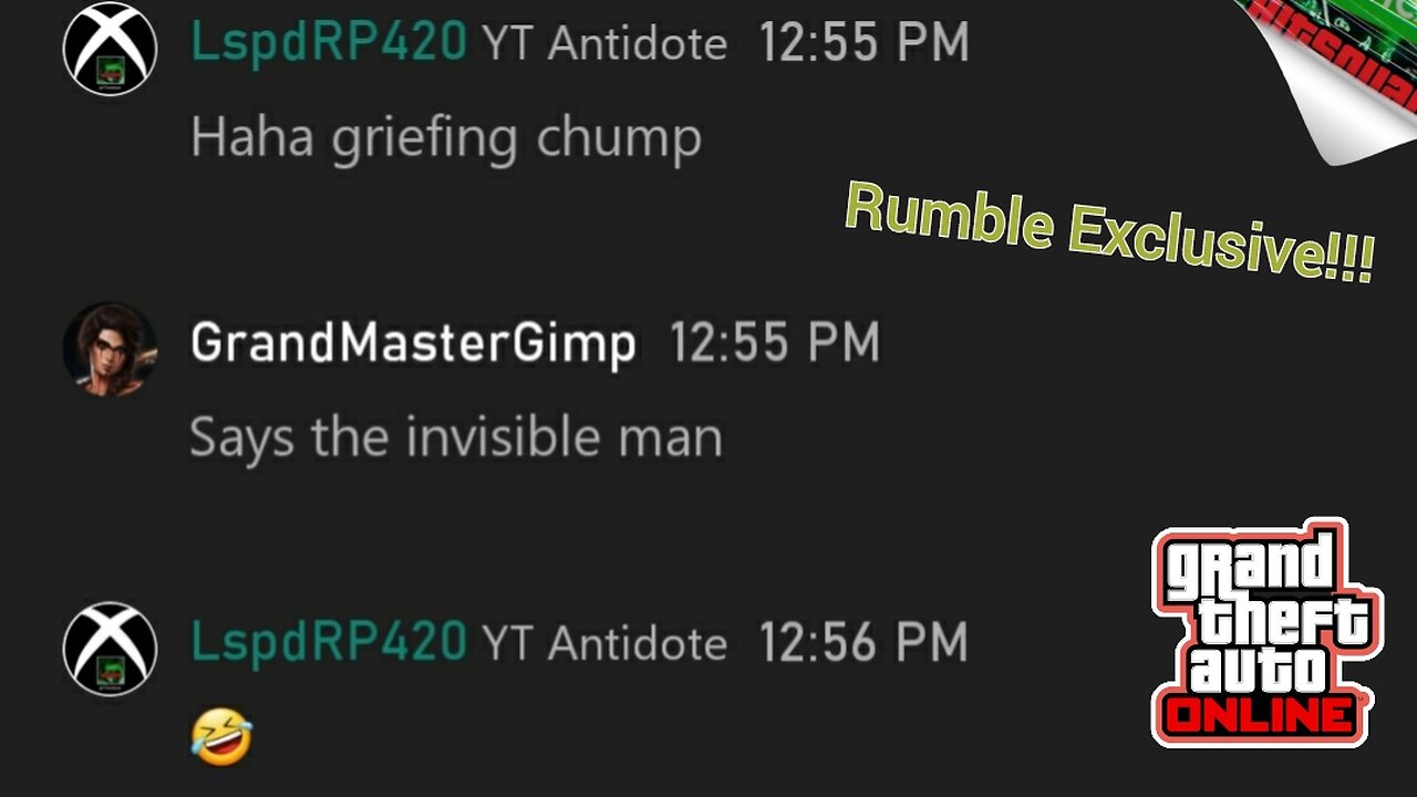 GRIEFER Vs. Invisible Man