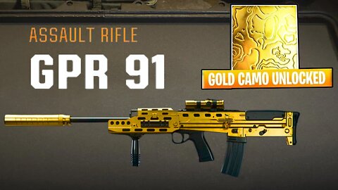 How to Unlock Gold Camo for the GPR 91 in BlackOps 6 - Fastest Method & Tips!