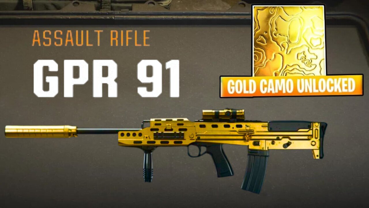 How to Unlock Gold Camo for the GPR 91 in BlackOps 6 - Fastest Method & Tips!