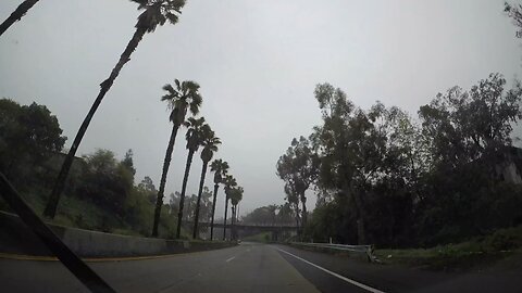 Blasian Babies DaDa Misty Commute From San Diego To National City (2.7K, Time Lapse, Up Angle)