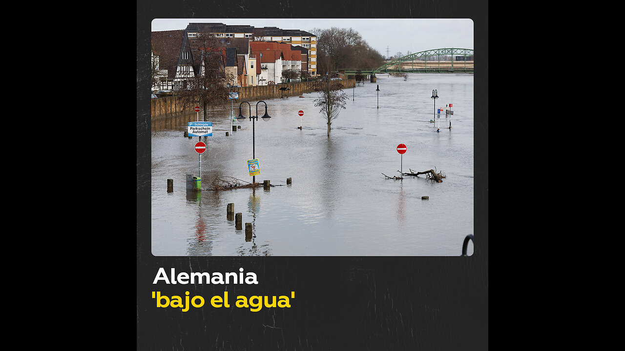 Inundaciones históricas asolan varias regiones de Alemania