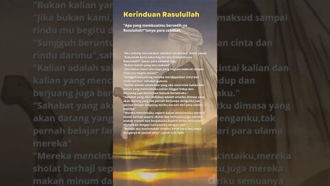 Kerinduan Rasulullah #shorts