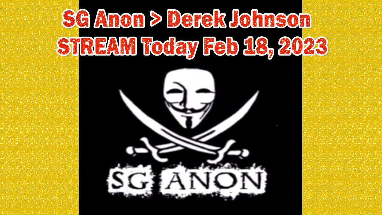 SG Anon BOMBSHELL 2/18/23 - Major Arrests