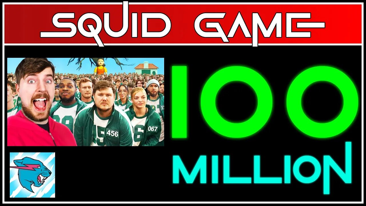 MrBeast's Squid Game Hitting 100 MILLION VIEWS! #shorts