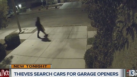 Thieves taking garage door openers across Las Vegas valley