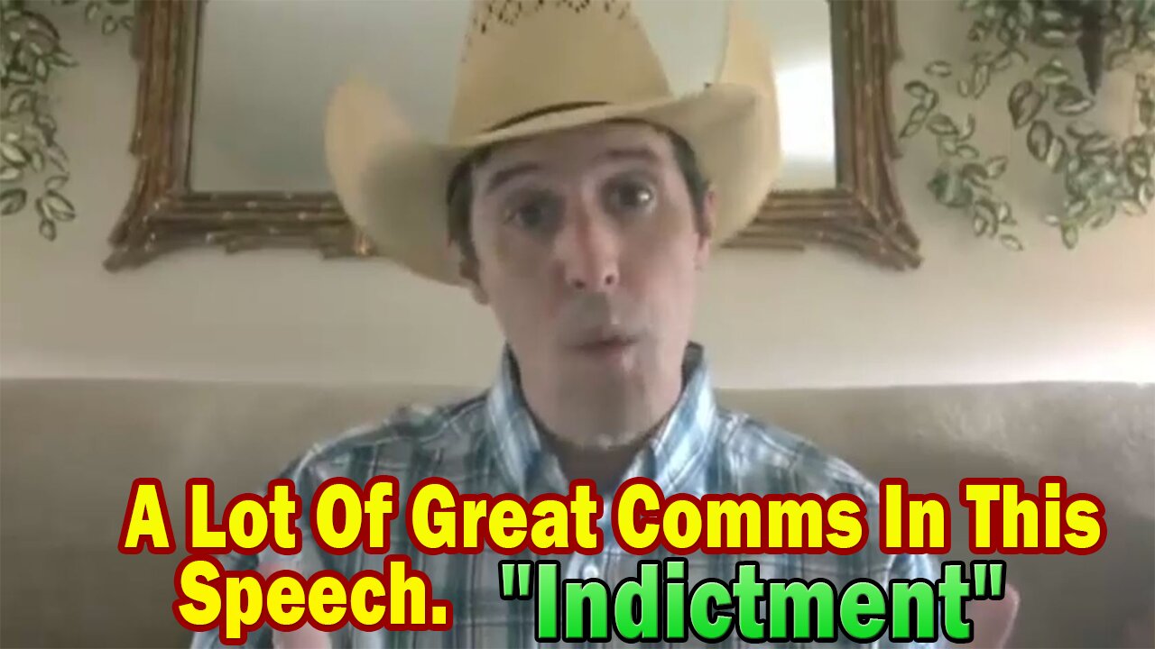 Derek Johnson HUGE Intel: A Lot Of Great Comms In This Speech."Indictment"