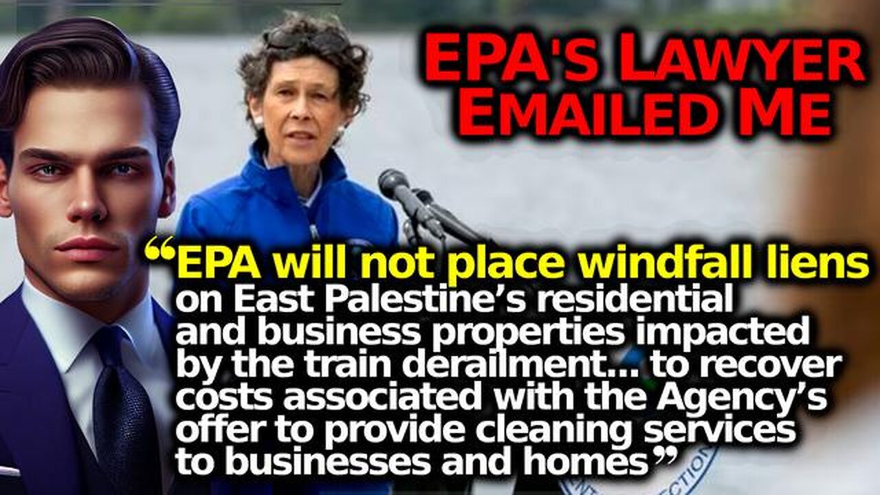 EPA's Lawyer Somewhat Promises NO WINDFALL LIENS On The Victims Of The Train Crash/ Chemical Bombing