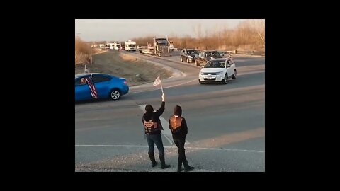 Peoples Convoy Indiana Rally Timelapse and second day