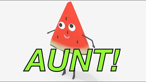 Happy Birthday AUNT! - WATERMELON Birthday Song