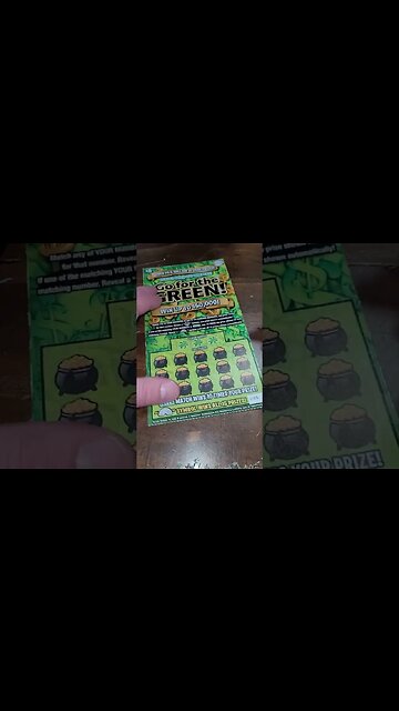 St Patty's Day Lottery Ticket Scratch Offs!