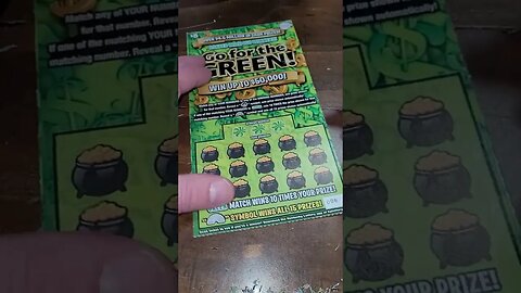 St Patty's Day Lottery Ticket Scratch Offs!