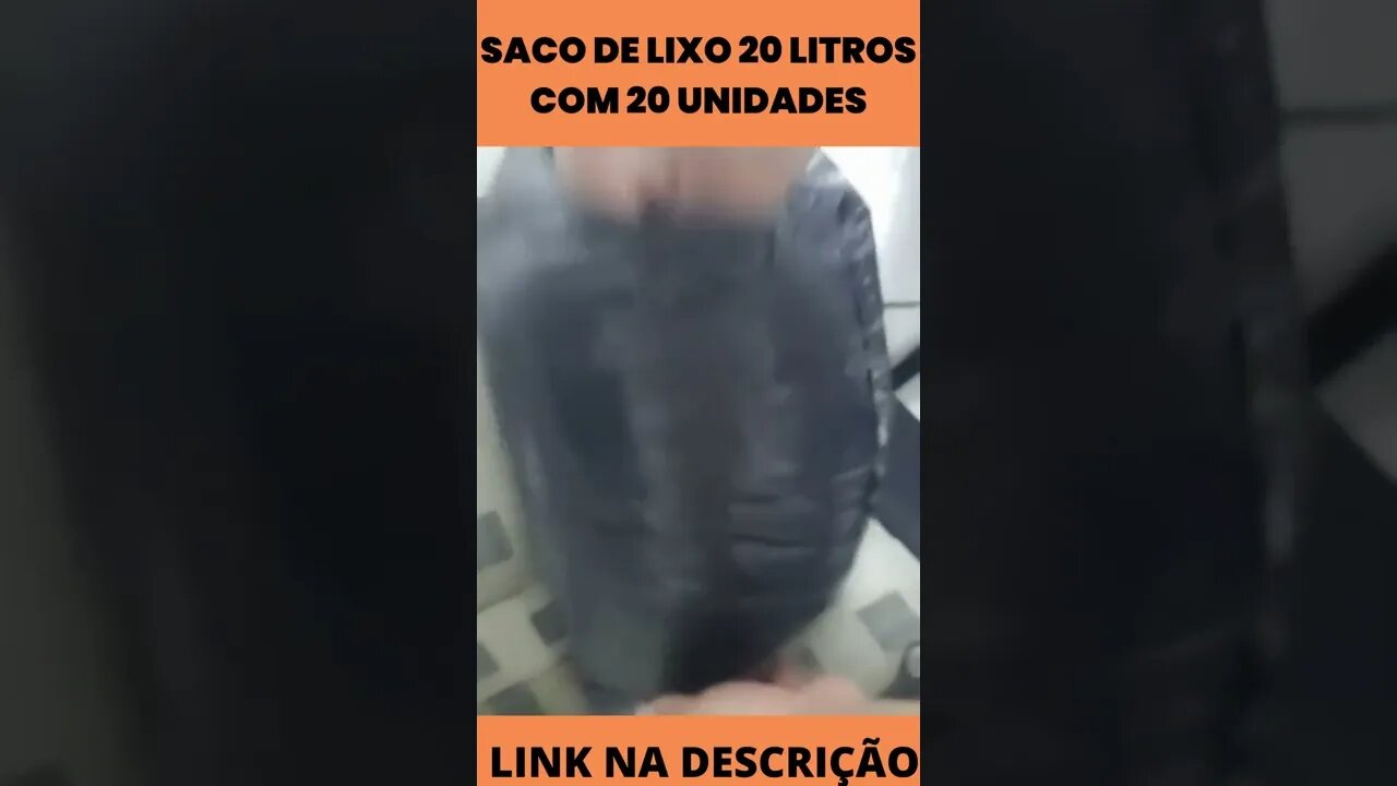 Saco De Lixo 20 Litros Com 20 Unidades