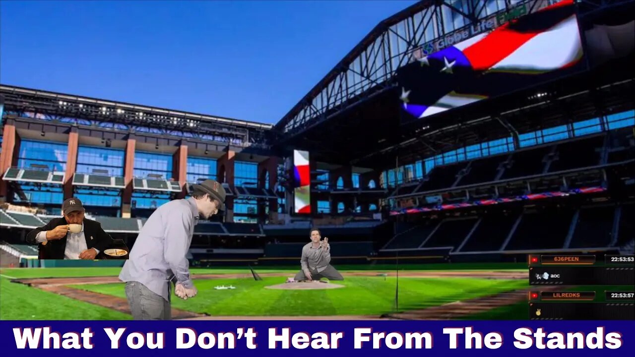 What You Don’t Hear From The Stands at a Game, Green screen Improv Fun