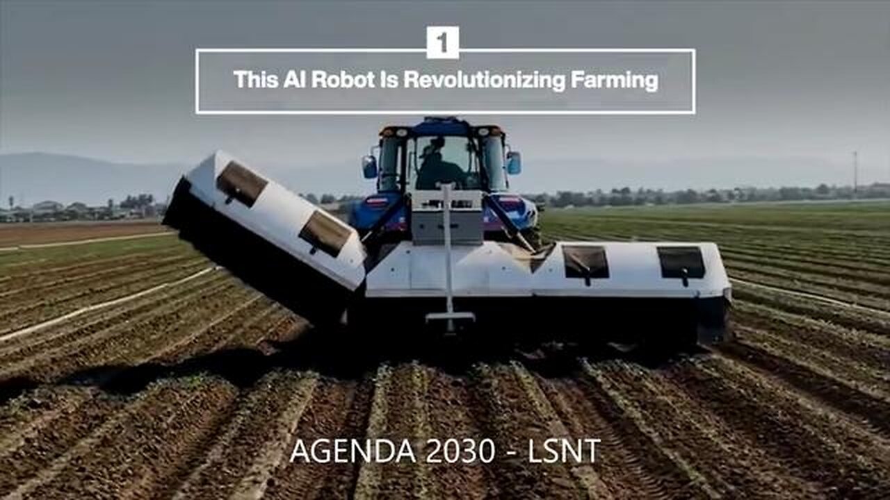 THE FUTURE OF FARMING, ROBOTICS WILL TAKE OVER - AS QUOTED BY KLAUS