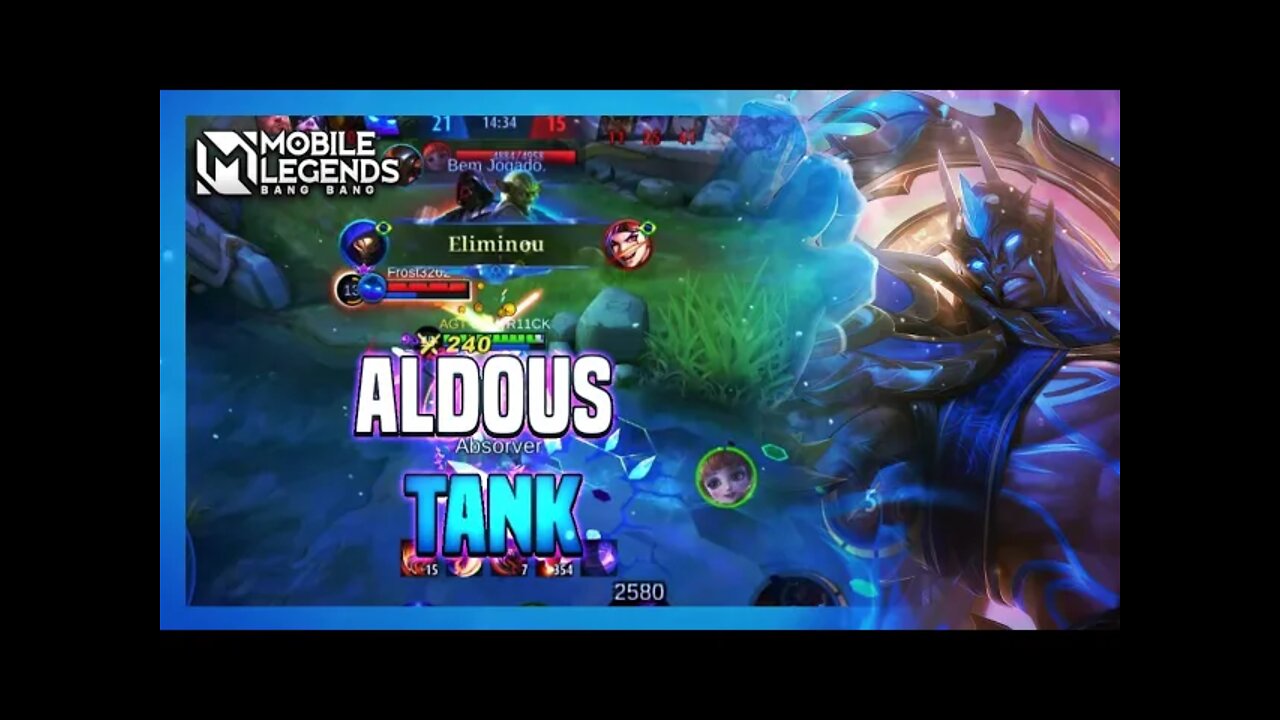 TESTEI OS ITENS DE TANK NO ALDOUS E ME SUPREENDI | MLBB