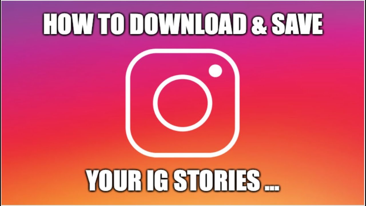 How to DOWNLOAD & SAVE Your Own IG Story on Instagram - Basic Tutorial | New