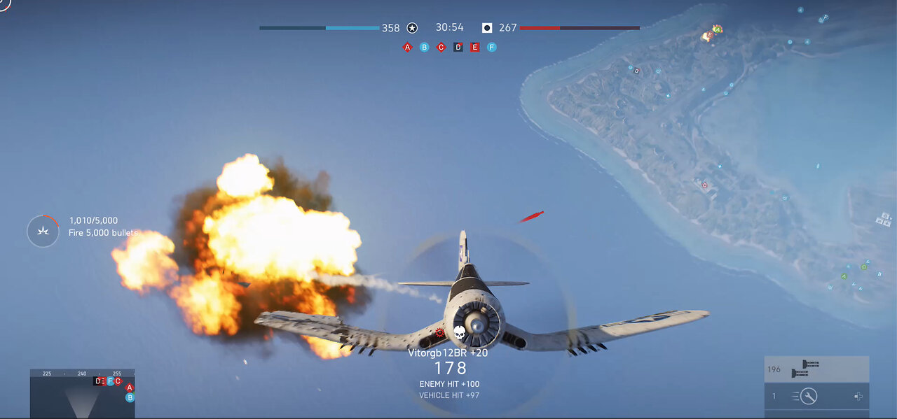 Battlefield V (Xbox One) Bullet Attrition Followed by Air Teabag