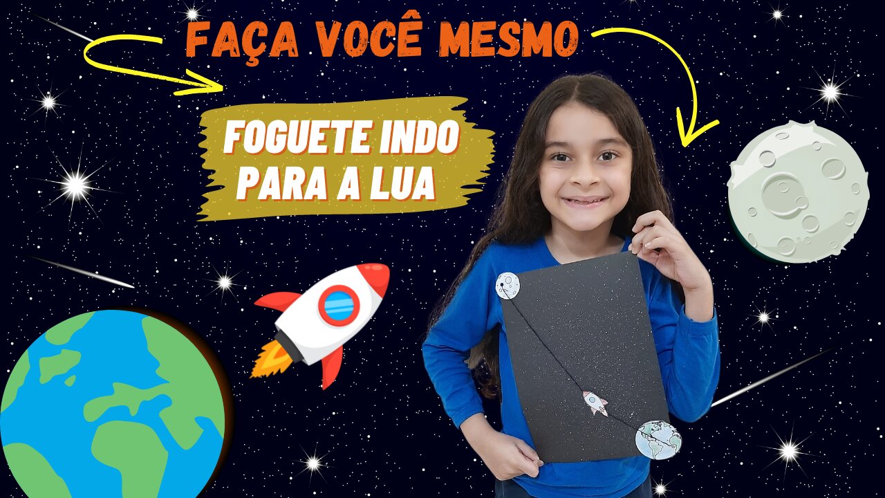 FAÇA VOCÊ MESMO / FOGUETE INDO PARA A LUA