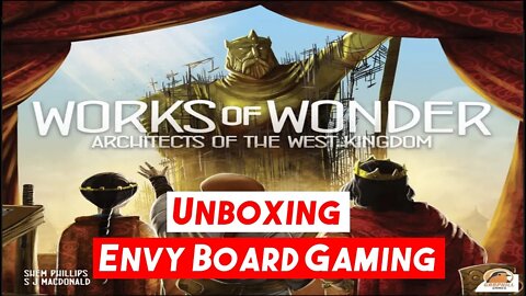 Kickstarter Unboxing: Big Box Architects of the West Kingdom & Works of Wonder