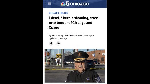 Chicagos Second Mass Shooting in less than a week! 4 shot at noon on Sunday!