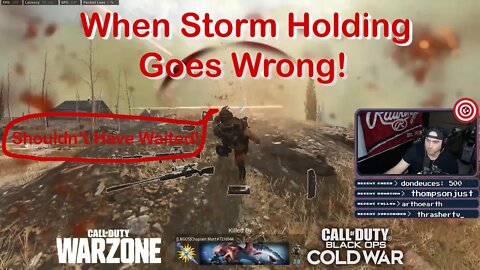 When Storm Holding Goes Wrong! | Call of Duty: Black Ops Cold War/Modern Warfare Warzone #shorts