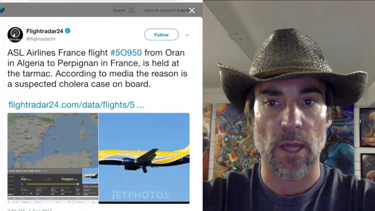 Second Airplane Quarantined Today at French Airport - Possible Cholera Outbreak