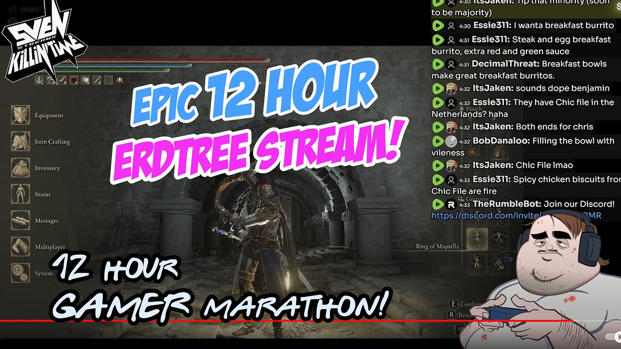 Elden Ring Shadow of the Erdtree 12 HOUR MARATHON GAMEPLAY SVENSTREAMS